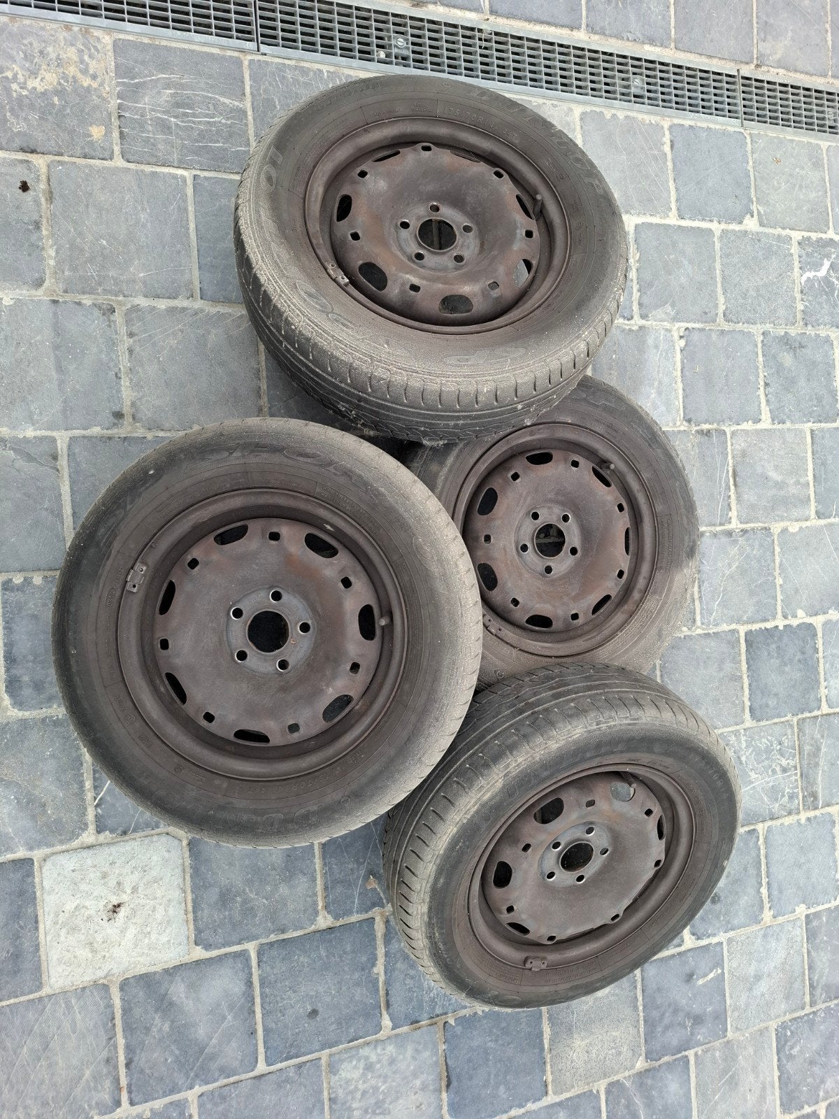 4 Jantes 14 pouces Polo 2014 5.0x14 5x100 ET35 57.1, Autos : Pièces & Accessoires, Enlèvement, 14 pouces, Pneus hiver, Jante(s)