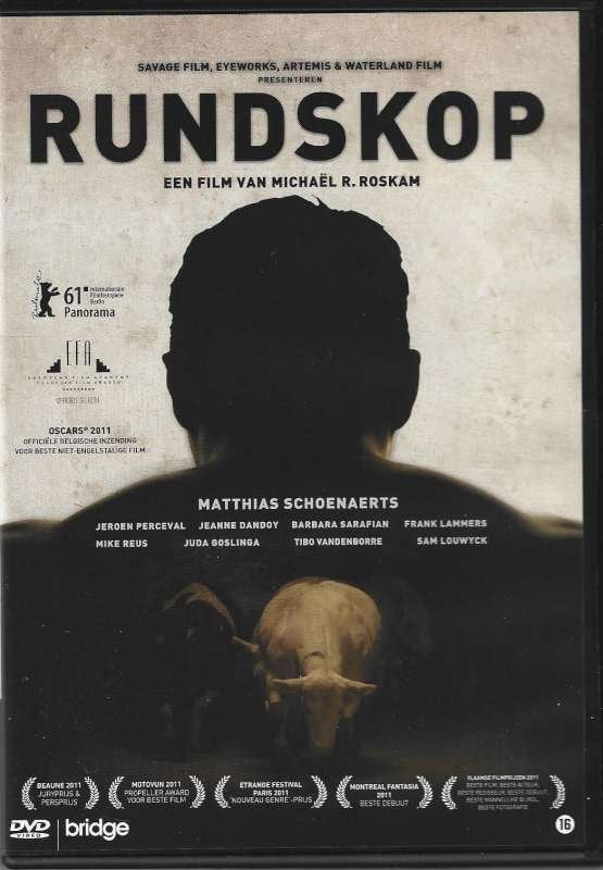 DVD Rundskop, Vanaf 16 jaar, Nederlands, Ophalen of Verzenden, Zo goed als nieuw
