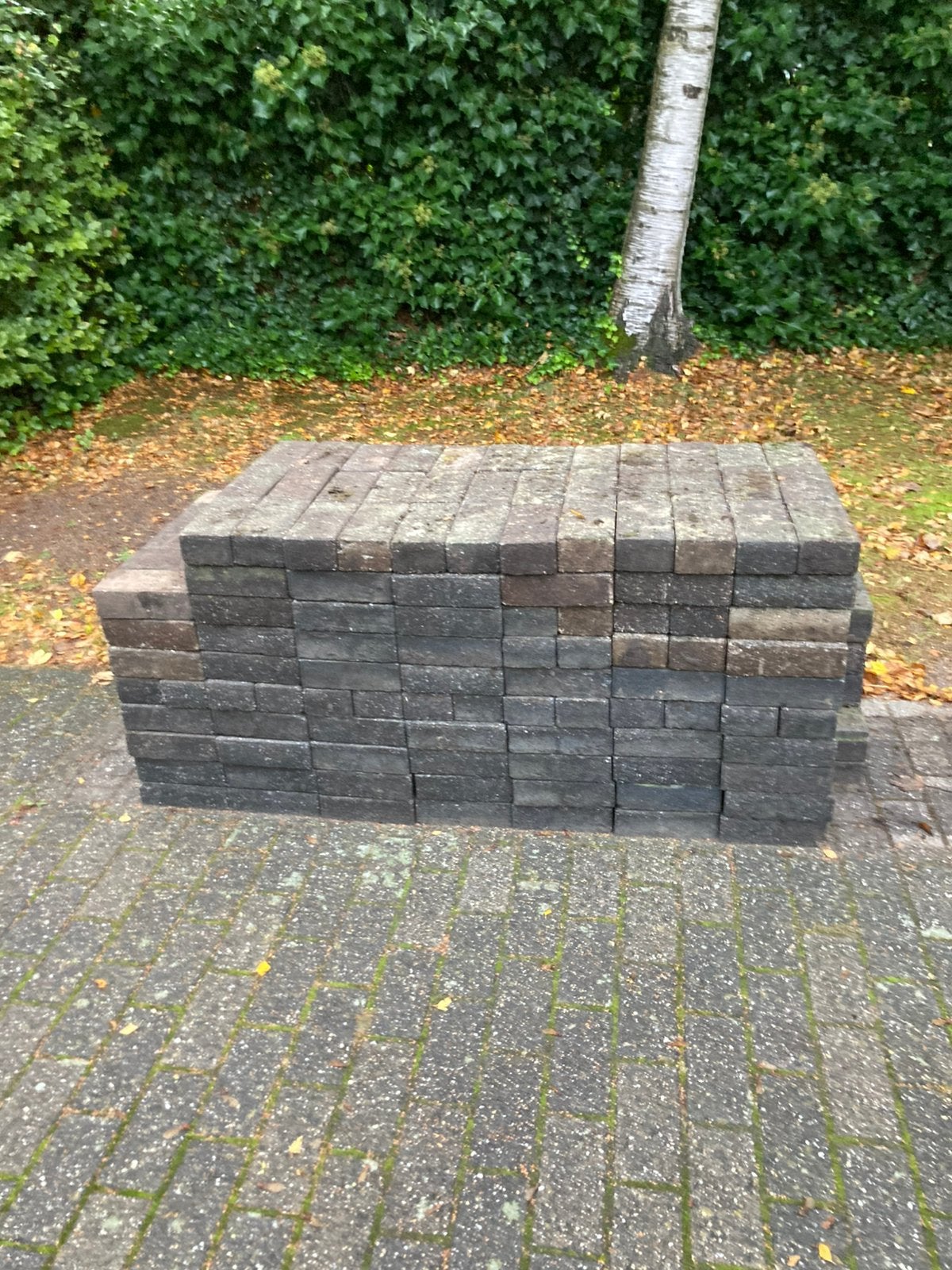 Betonklinkers 10 m2, Tuin en Terras, Ophalen, Gebruikt, Klinkers, 10 m² of meer