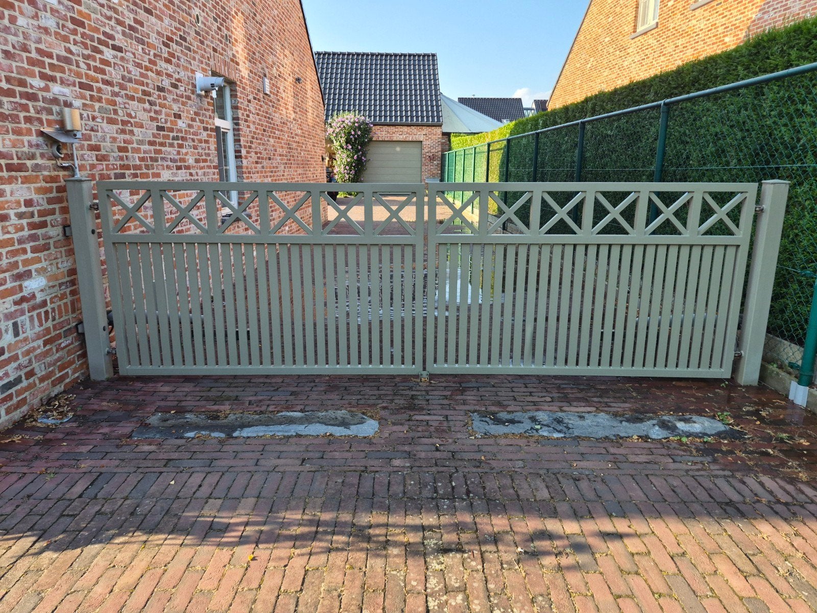 Metalen poort zonder sturing, Enlèvement, Utilisé, Fer
