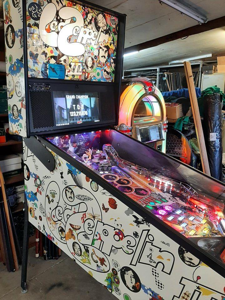 Stern Led Zeppelin., Collections, Machines | Flipper (jeu), Comme neuf, Enlèvement, Imprimante matricielle, Flipper (jeu)