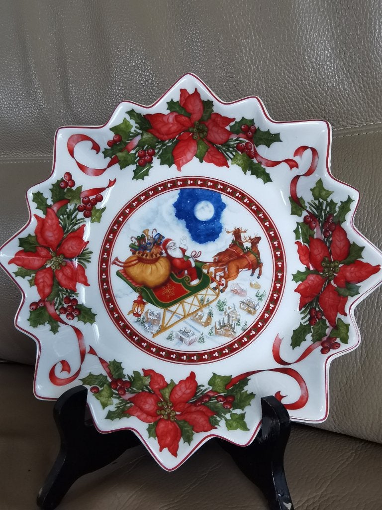 Assiette/bol de Noël en porcelaine Villeroy & Boch, Maison & Meubles, Enlèvement ou Envoi, Neuf, Porcelaine, Villeroy & Boch