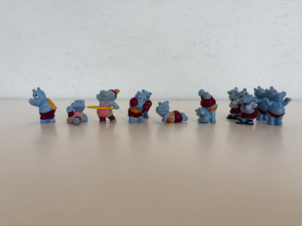 Collectie nijlpaard beeldjes Ferrero, Ophalen of Verzenden, Zo goed als nieuw