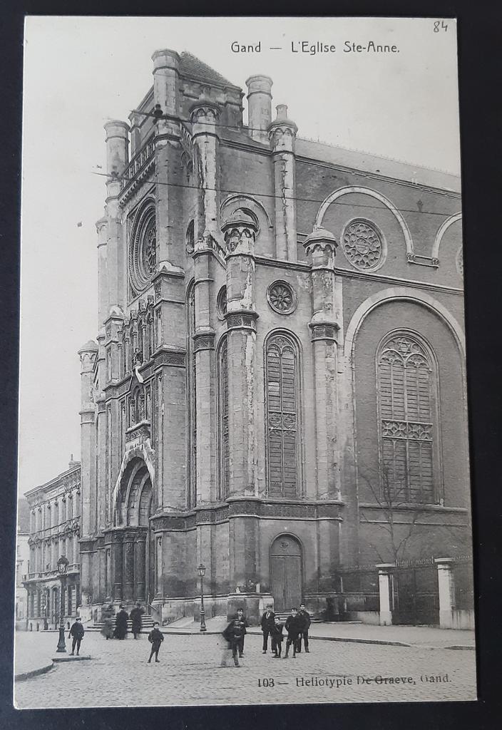 GENT GAND SINT ANNA kerk EGLISE st Anne, Ophalen of Verzenden
