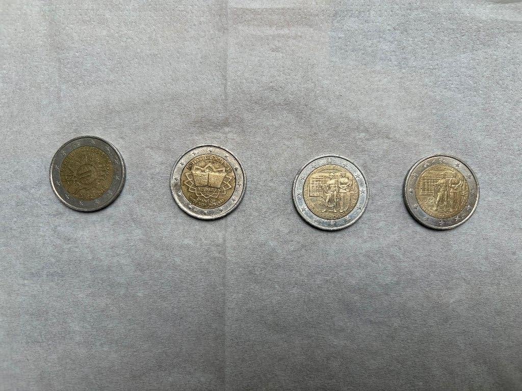 Lot de 4 pièces de 2€ d’Autriche ., Enlèvement, Monnaie