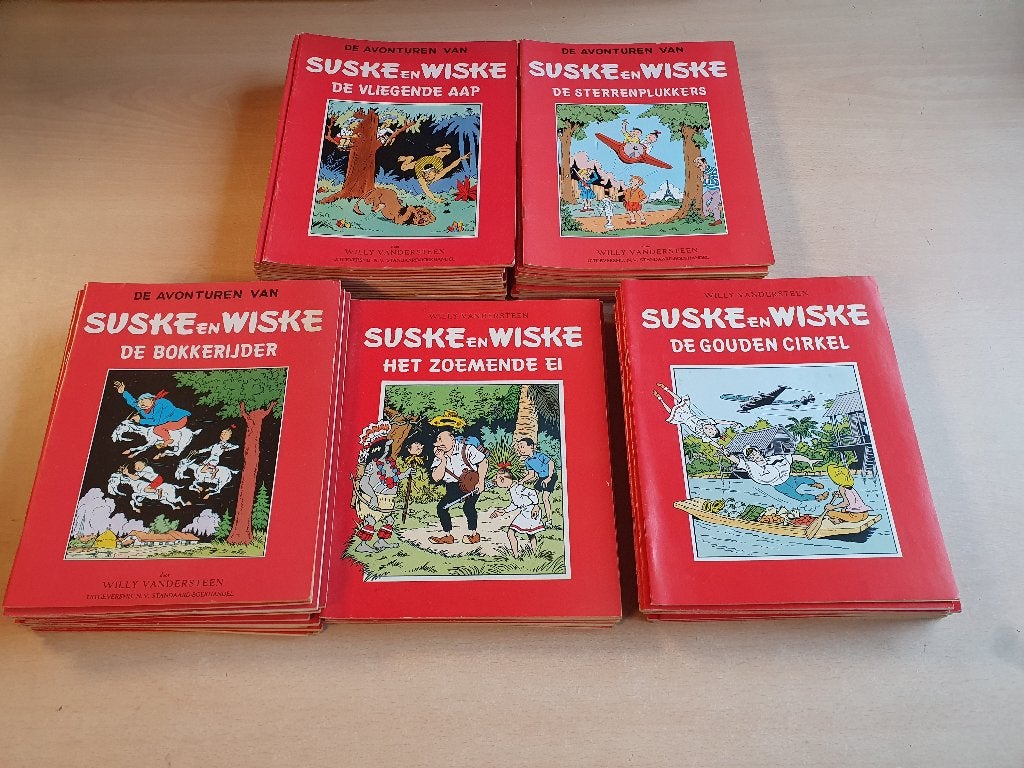 55 ongekleurde strips van Suske en Wiske, Livres, BD, Enlèvement ou Envoi