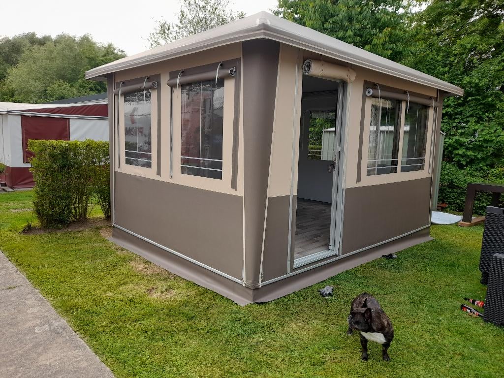 Partytent ADM met vloer en schuifdeur, Ophalen, Partytent, Minder dan 4 meter, Zo goed als nieuw