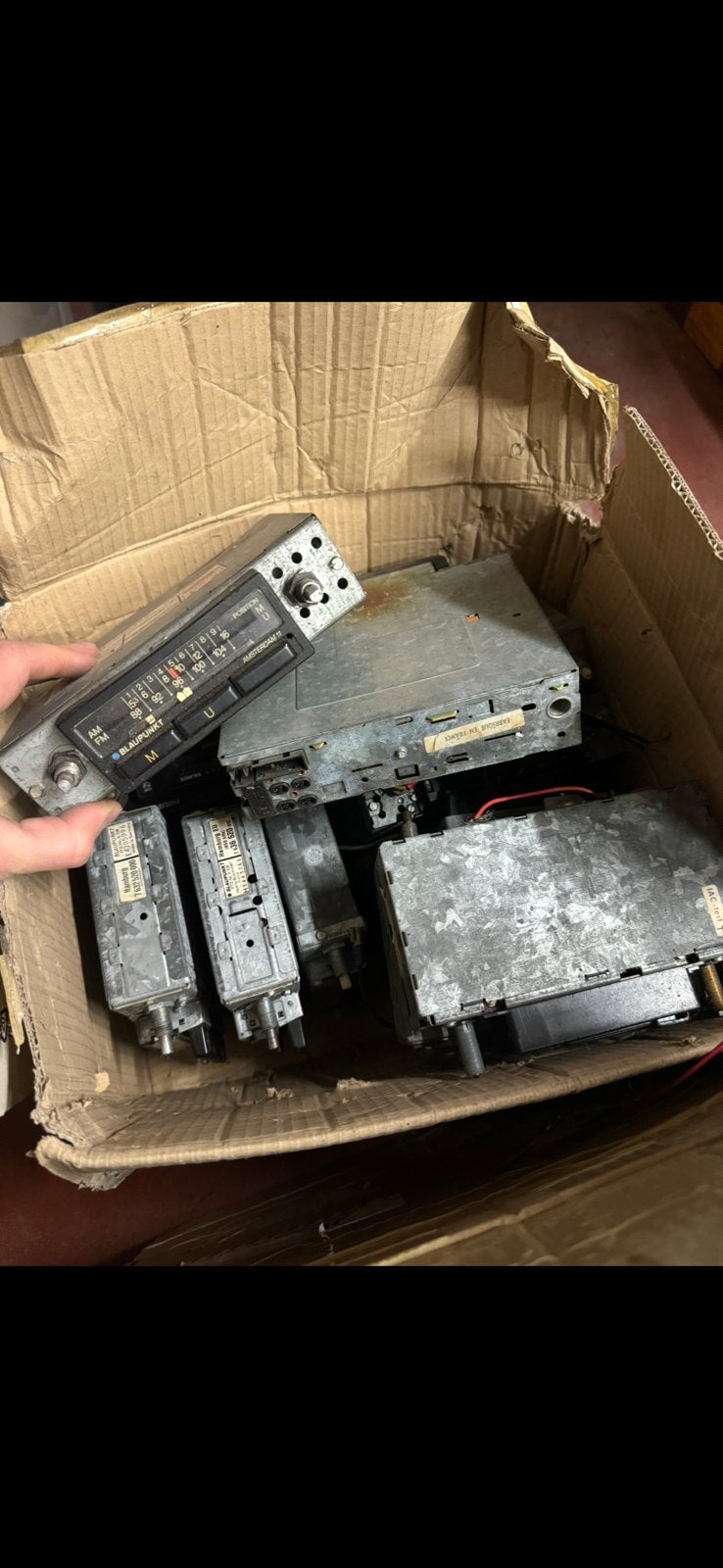 Oude autoradio’s, Auto diversen, Ophalen, Gebruikt