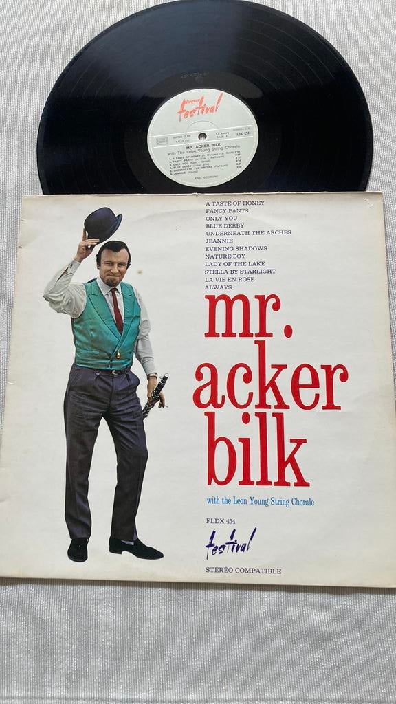 M. Acker Bilk - Jazz - Clarinette, CD & DVD, Vinyles | Jazz & Blues, 12 pouces, Enlèvement ou Envoi, Utilisé, 1940 à 1960