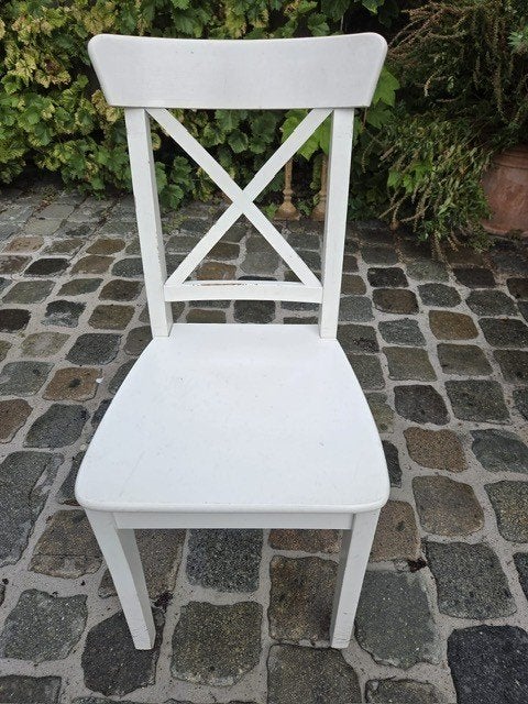 Ikea stoel / 6 stuks, Ophalen, Gebruikt, Wit, Vijf, Zes of meer stoelen