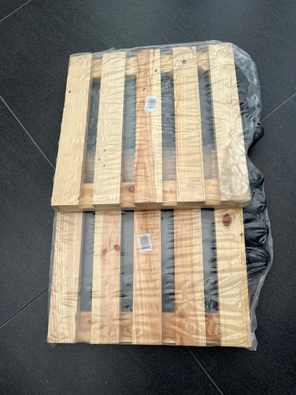 Houten plantentrolley op wielen, Enlèvement, Soucoupe pour plante, Neuf, Bois