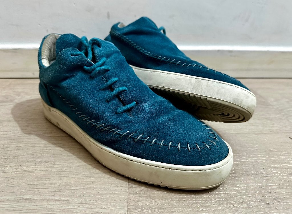 Filling Pieces I Low Top Stitch Moccasin (Blauw) I Maat 42,5, Kleding | Heren, Schoenen, Filling Pieces, Blauw, Ophalen of Verzenden