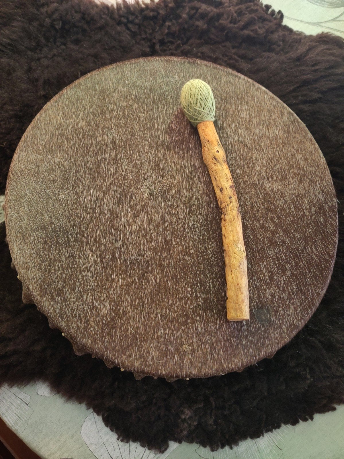 Sjamanendrum Paard | 37.5 cm, Muziek en Instrumenten, Ophalen, Gebruikt, Trommel
