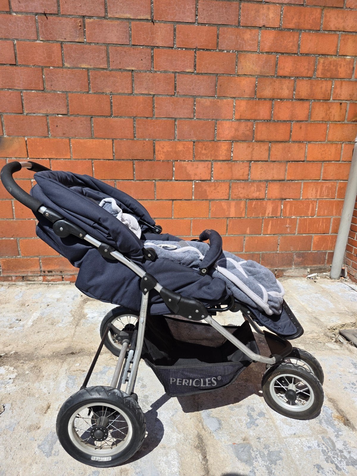Pericles Evolution Buggy (In Perfecte Staat) + Lodger Voeten, Kinderen en Baby's, Ophalen, Gebruikt, Overige merken, Verstelbare rugleuning