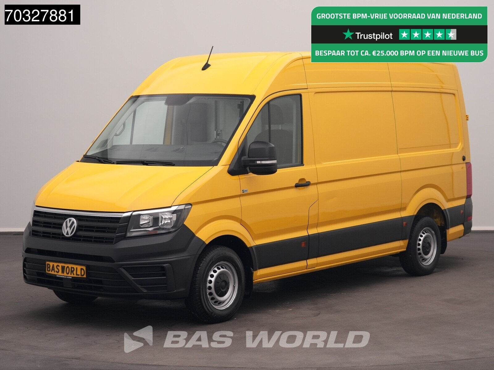 Volkswagen Crafter 140pk L3H3 Airco Cruise Camera Pakketwage, Auto's, Bestelwagens en Lichte vracht, Stof, Gebruikt, Euro 6, 4 cilinders