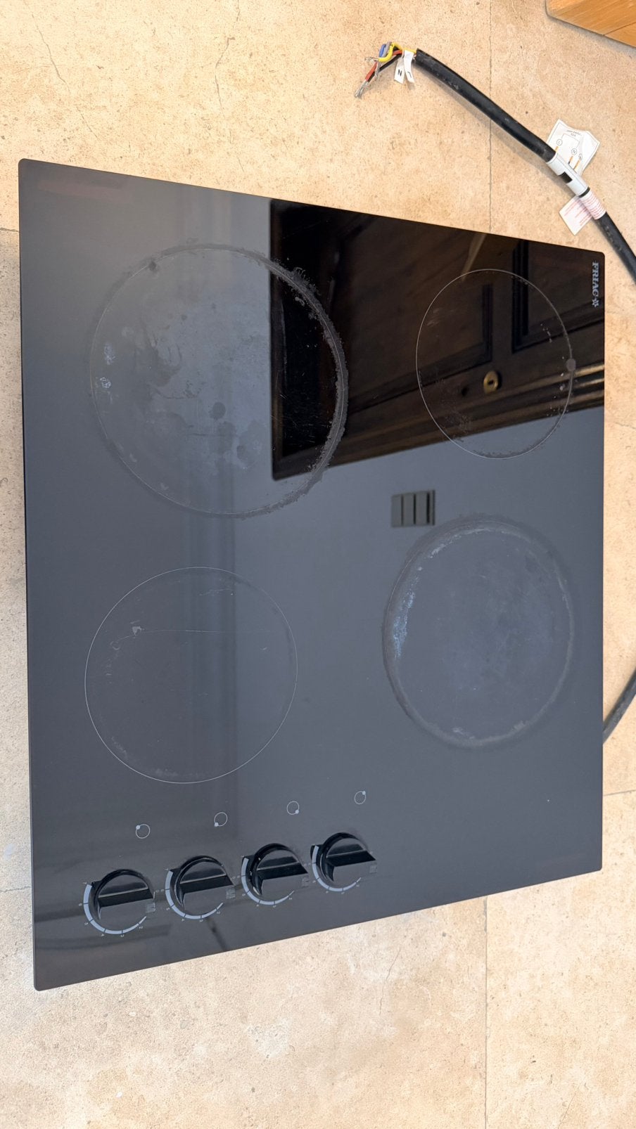 FRIAC vitrokeramische inbouwkookplaat – 4 kookzones, Electroménager, Tables de cuisson, 4 zones de cuisson, Encastré, Enlèvement