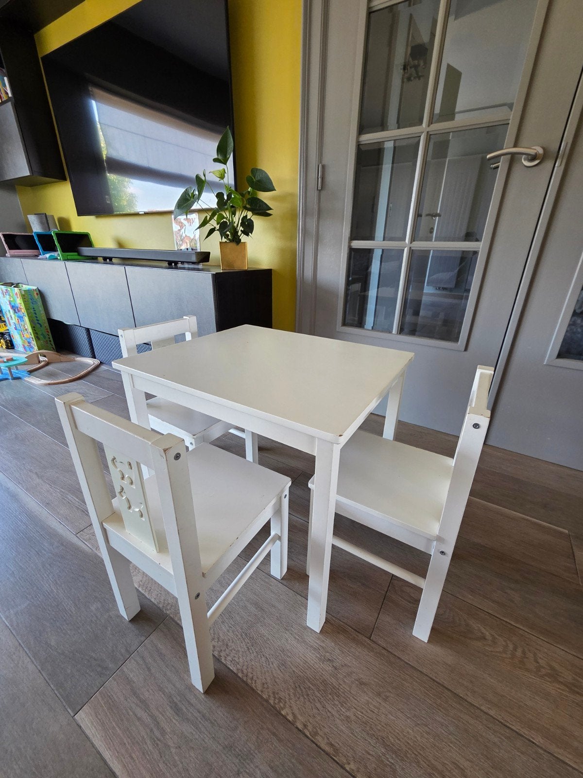 Ikea Kritter tafel met 3 stoeltjes, Enlèvement, Utilisé, Table(s) et Chaise(s)
