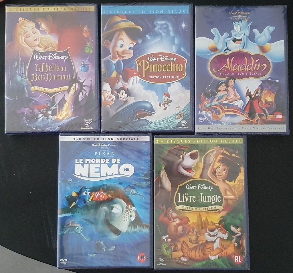 Lot 5 dvd Walt Disney Special Editions, verpakt - €10 stuk, Ophalen, Nieuw in verpakking