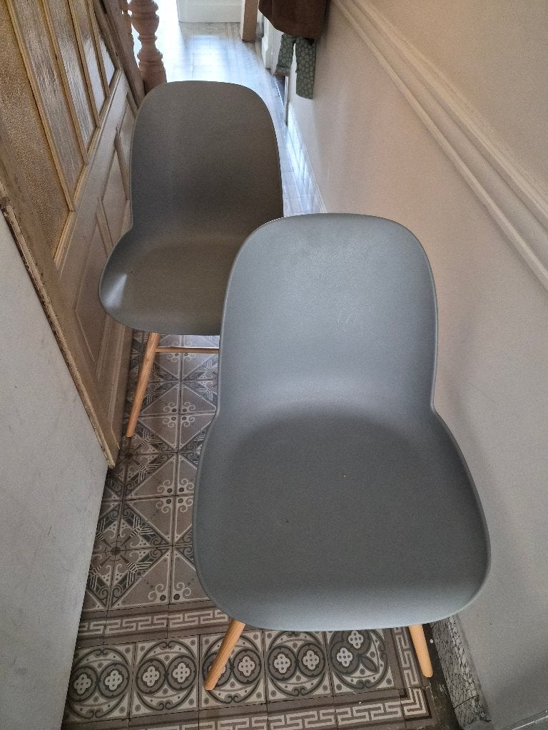 Twee kuipstoelen perfecte staat, bieden mag, Huis en Inrichting, Stoelen, Ophalen, Scandinavisch/modern, Kunststof, Twee
