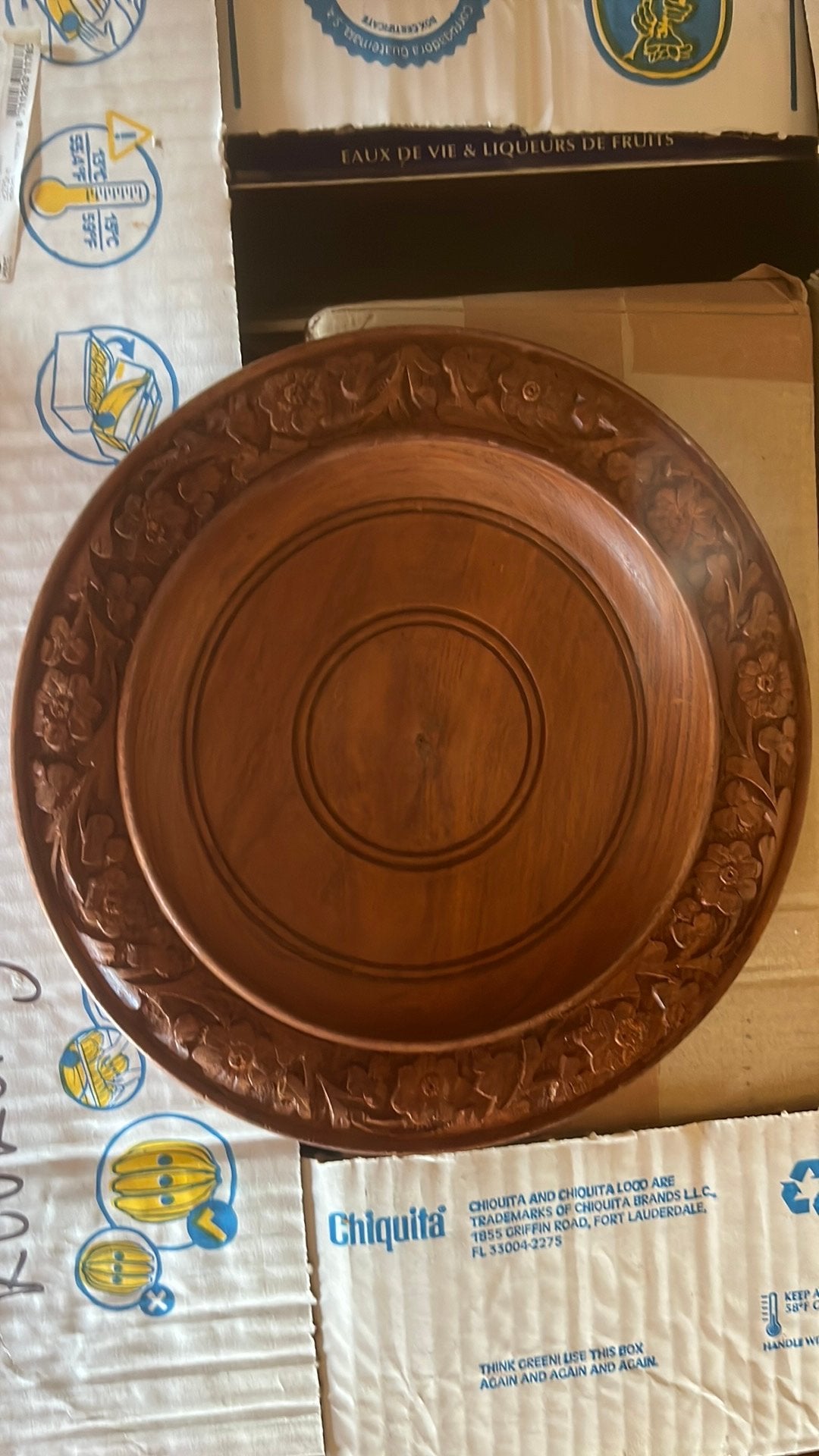 Vintage houten bord, Antiek en Kunst, Ophalen
