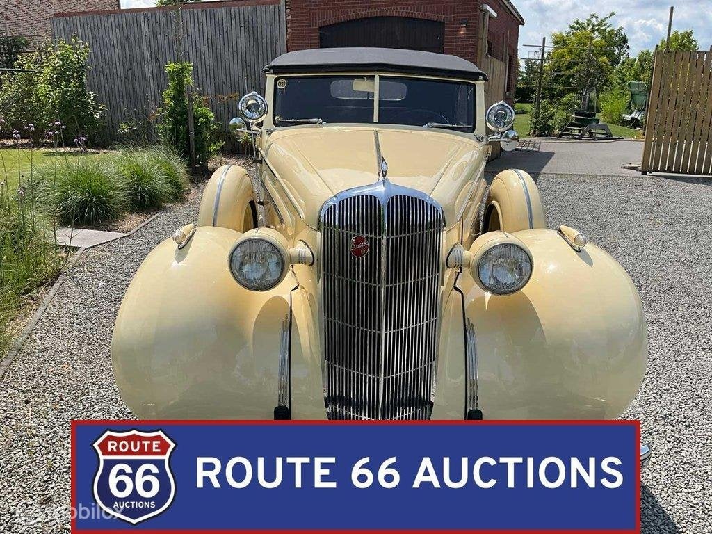 Buick Roadmaster | 1936 | Route 66 Auctions, Zwart, Bedrijf, Handgeschakeld, Buick