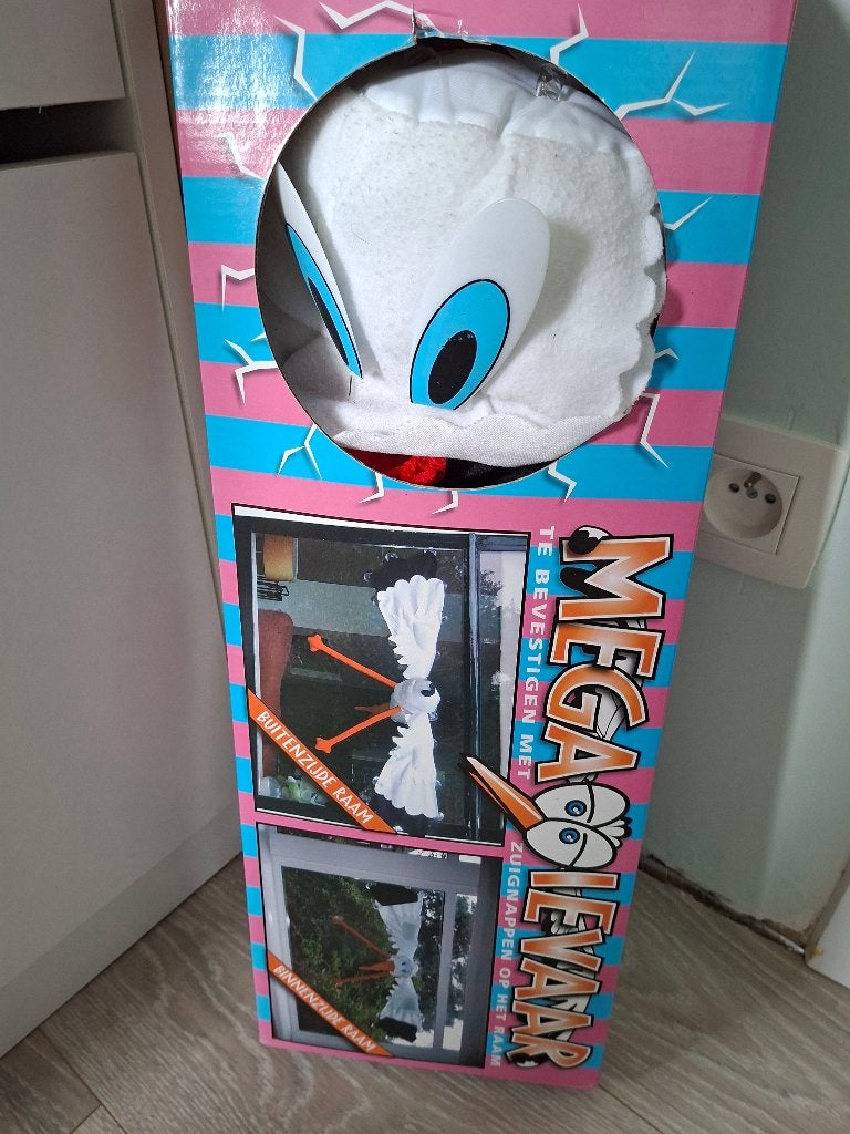 Ooievaar, Kinderen en Baby's, Ophalen, Gebruikt, Geboortebord