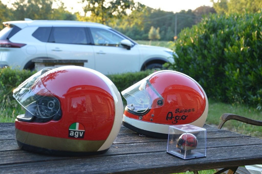 AGV super ago 1980 en AGV 1996, Ophalen, L, Tweedehands, Integraalhelm