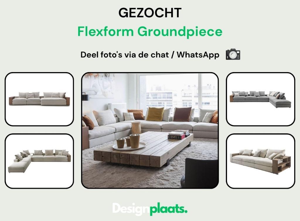RECHERCHÉ: Flexform Groundpiece - Achat immédiat, Enlèvement ou Envoi, Design Bankstellen Flexform