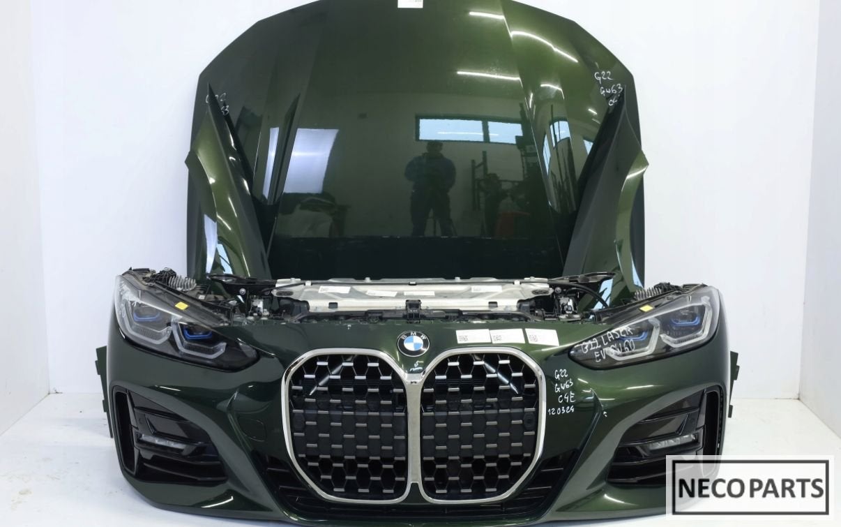 BMW G22 G23 M-PAKKET VOORKOP C4E COMPLEET ALLES LEVERBAAR, Gebruikt, -, Ophalen of Verzenden, Achter