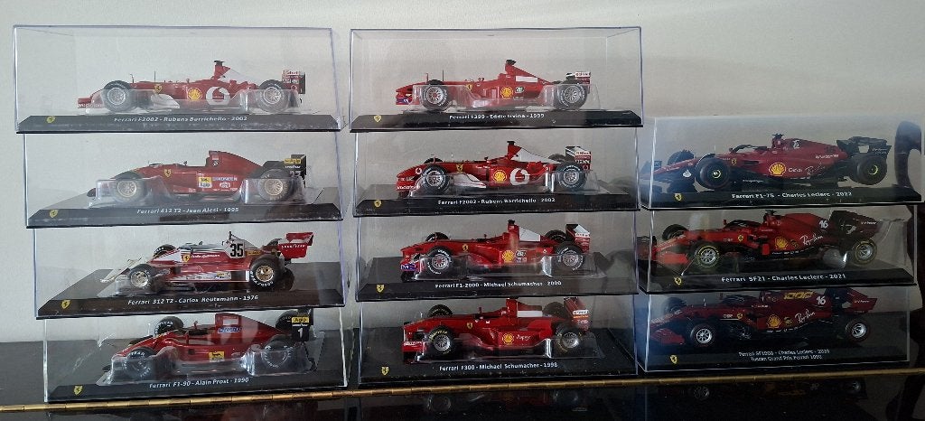 Les Grandes Ferrari F1 ALTAYA, Hobby en Vrije tijd, Modelauto's | 1:24, Ophalen of Verzenden, Zo goed als nieuw, Auto, Overige merken