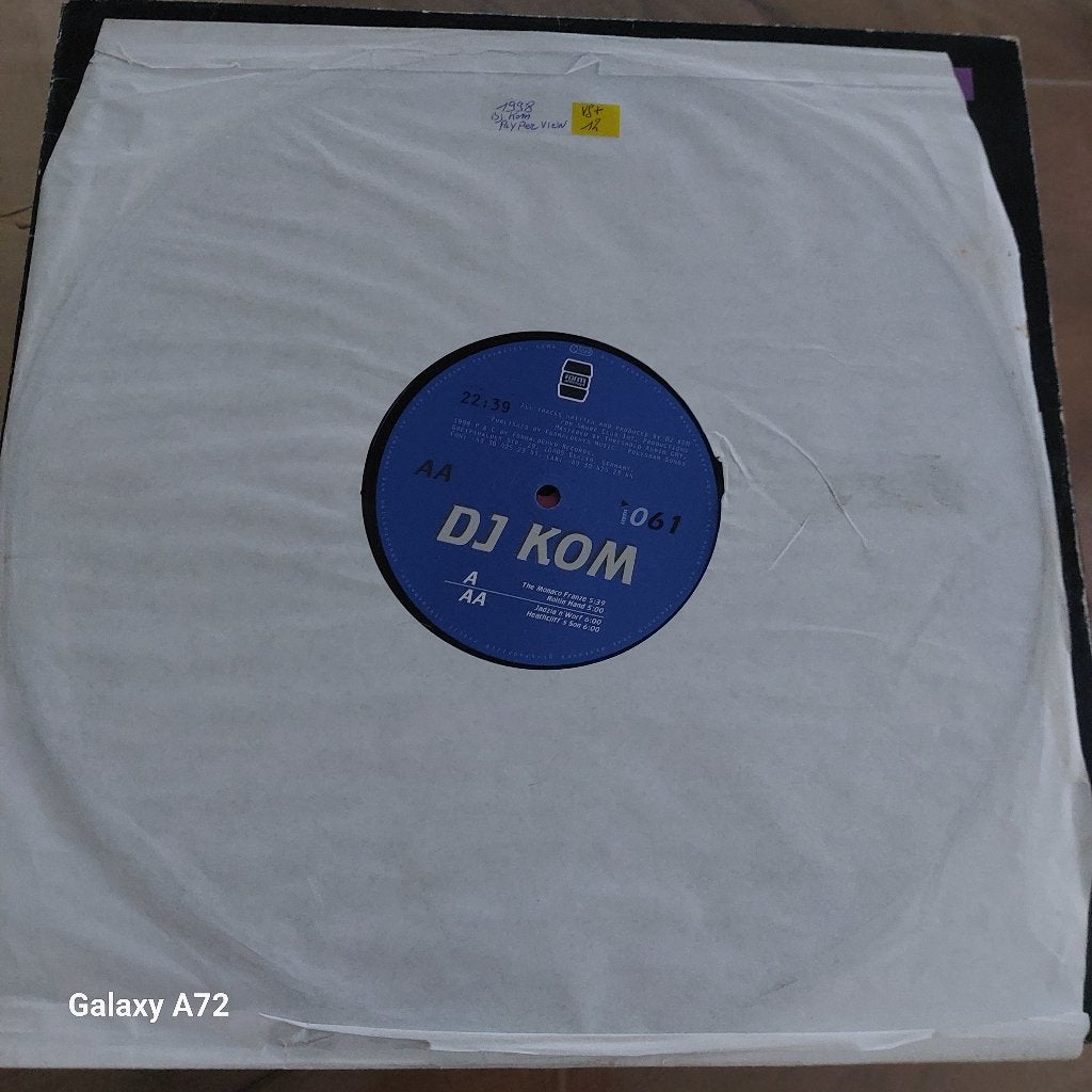 dj kom pay per view 12 inch maxi, 12 pouces, Enlèvement ou Envoi, Autres types, Utilisé