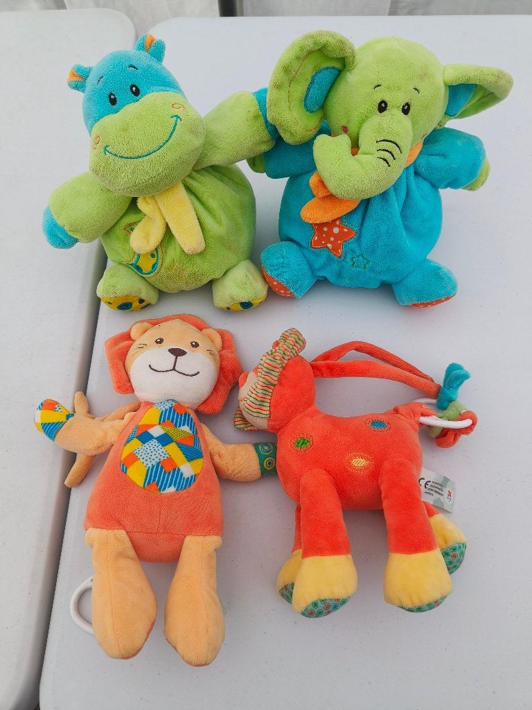 rammel en trek diertjes, Kinderen en Baby's, Ophalen of Verzenden, Gebruikt, Rammelaar