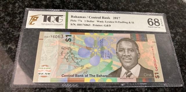 bahamas 1 dollar 2017     TQG 68  GRATIS verzending, Timbres & Monnaies, Billets de banque | Amérique, Enlèvement ou Envoi, Billets en vrac