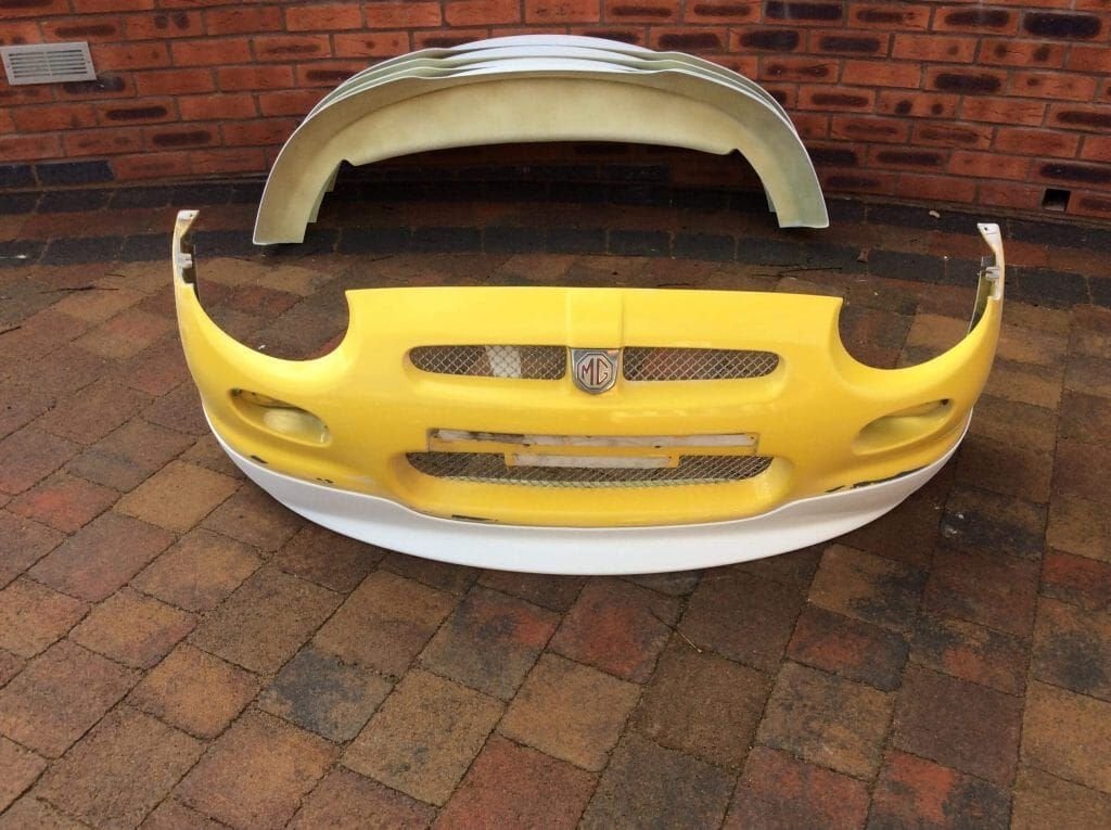 mg f mgf mg tf mgtf trophy spoiler nieuw voor, -, Voor, -, Nieuw