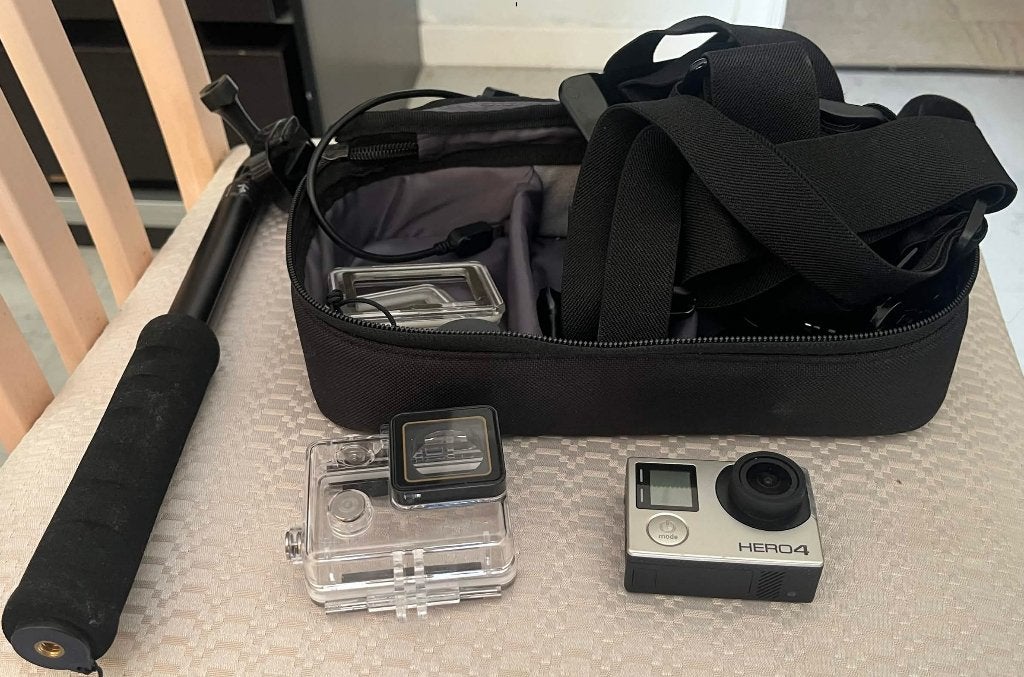 GoPro Hero 4 Silver 4k, TV, Hi-fi & Vidéo, Caméras action, Comme neuf, GoPro, Enlèvement