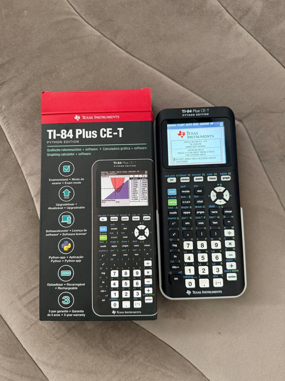 Texas Instruments TI‑84 Plus CE‑T –  Nieuw & Nooit Gebruikt, Divers, Calculatrices, Enlèvement, Calculatrices graphique, Comme neuf