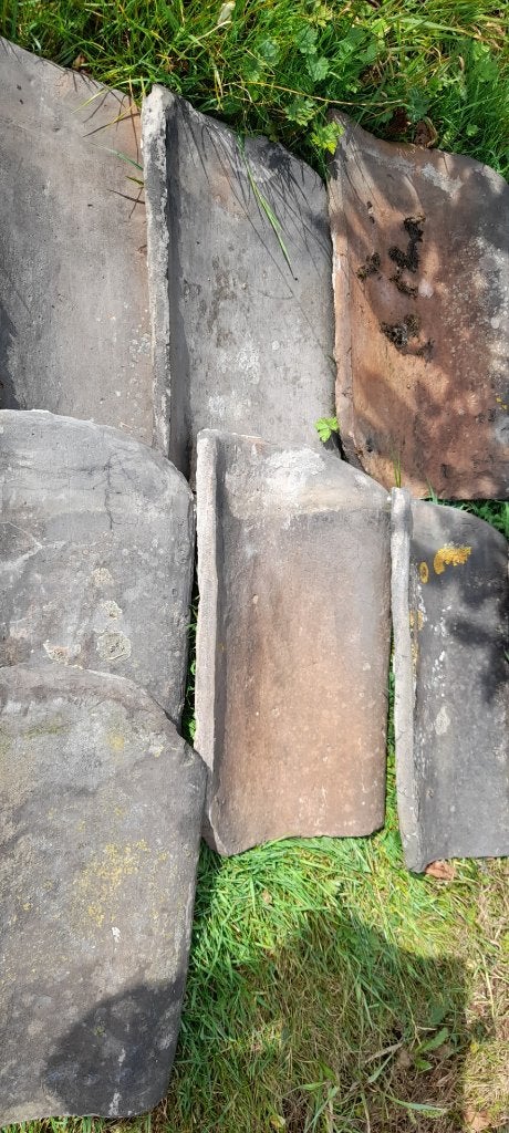 boomse dakpannen, Doe-het-zelf en Bouw, Dakpannen en Dakbedekking, Ophalen, Gebruikt, Dakpannen