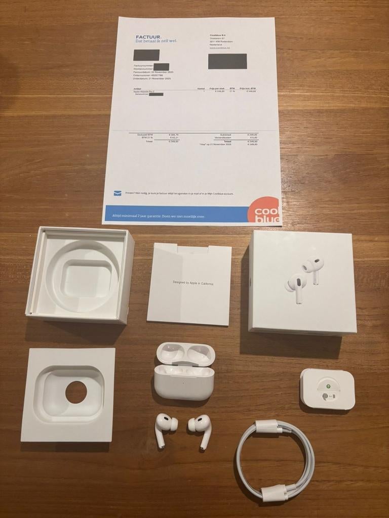 Apple AirPods Pro 2 – comme neufs, facture & AppleCare+, Télécoms, Téléphonie mobile | Écouteurs, Neuf, Intra-auriculaires (In-Ear)