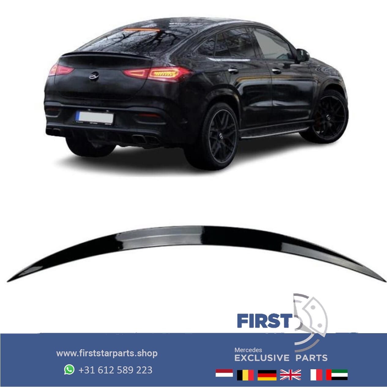 (W167) C167 GLE COUPÉ AMG KOFFERBAK SPOILER GLE43 GLE53 GLE6, Gebruikt, -, Voor, Ophalen of Verzenden