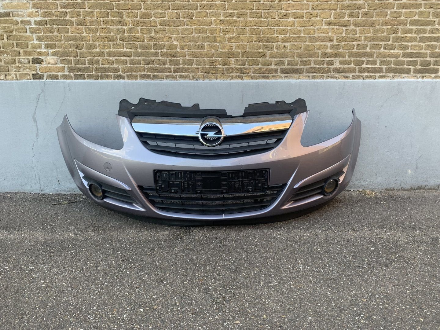 voorbumper opel corsa D 2006 tot 2010 blauw bumper, -, Opel, Utilisé, -