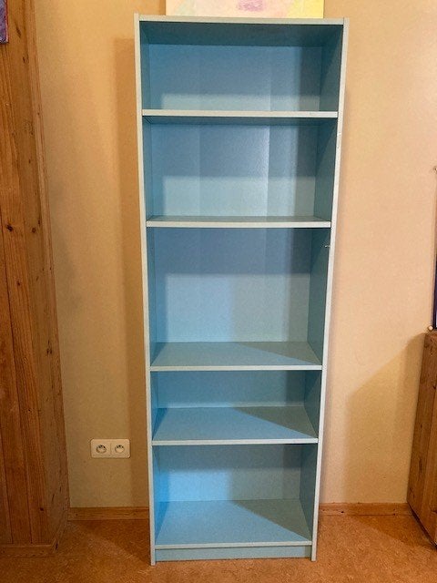 leuk gekleurd open wandkastje, Huis en Inrichting, Kasten | Wandmeubels, Ophalen, Met plank(en)