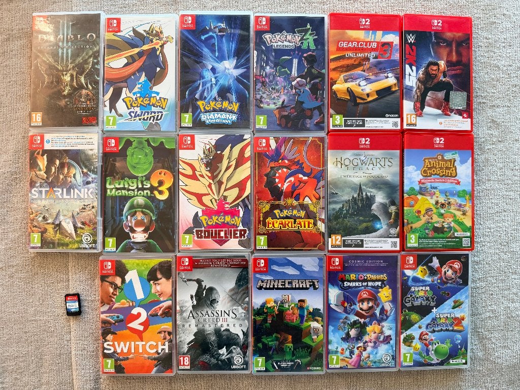 Nintendo Switch games — Pokémon, Mario, Luigi's, Hogwarts..., Consoles de jeu & Jeux vidéo, Jeux | Nintendo Switch, Neuf, 3 joueurs ou plus