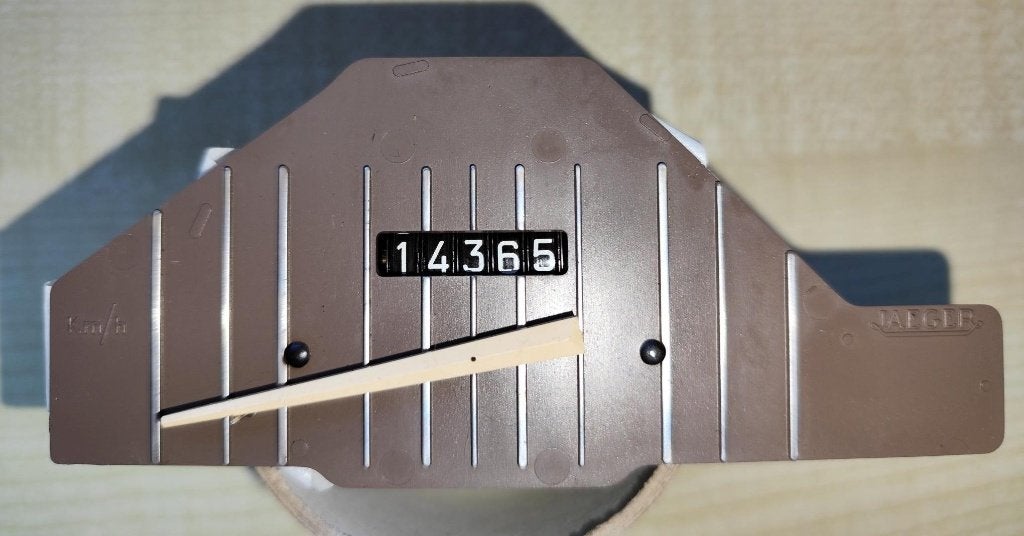 Kmteller Renault R4 herstel Jaeger instrument, Auto-onderdelen, Ophalen of Verzenden, Gebruikt, Renault
