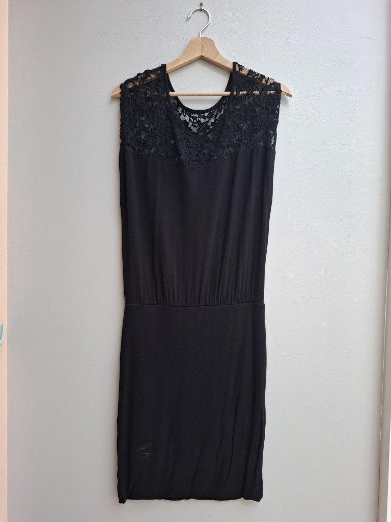 MbyM zwarte kokerjurk - Maat M, Kleding | Dames, Maat 38/40 (M), Zwart, Ophalen of Verzenden, Gedragen