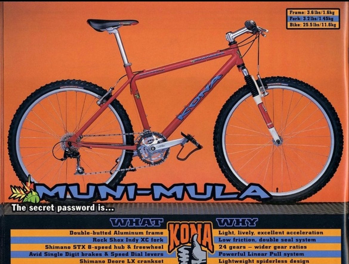 Kona 90’s mtb !!, Fietsen en Brommers, Ophalen