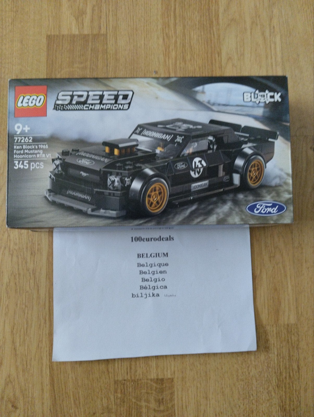 lego 77262 Ford Mustang Hoonicorn RTR V1, Enlèvement ou Envoi, Lego, Speed Champions