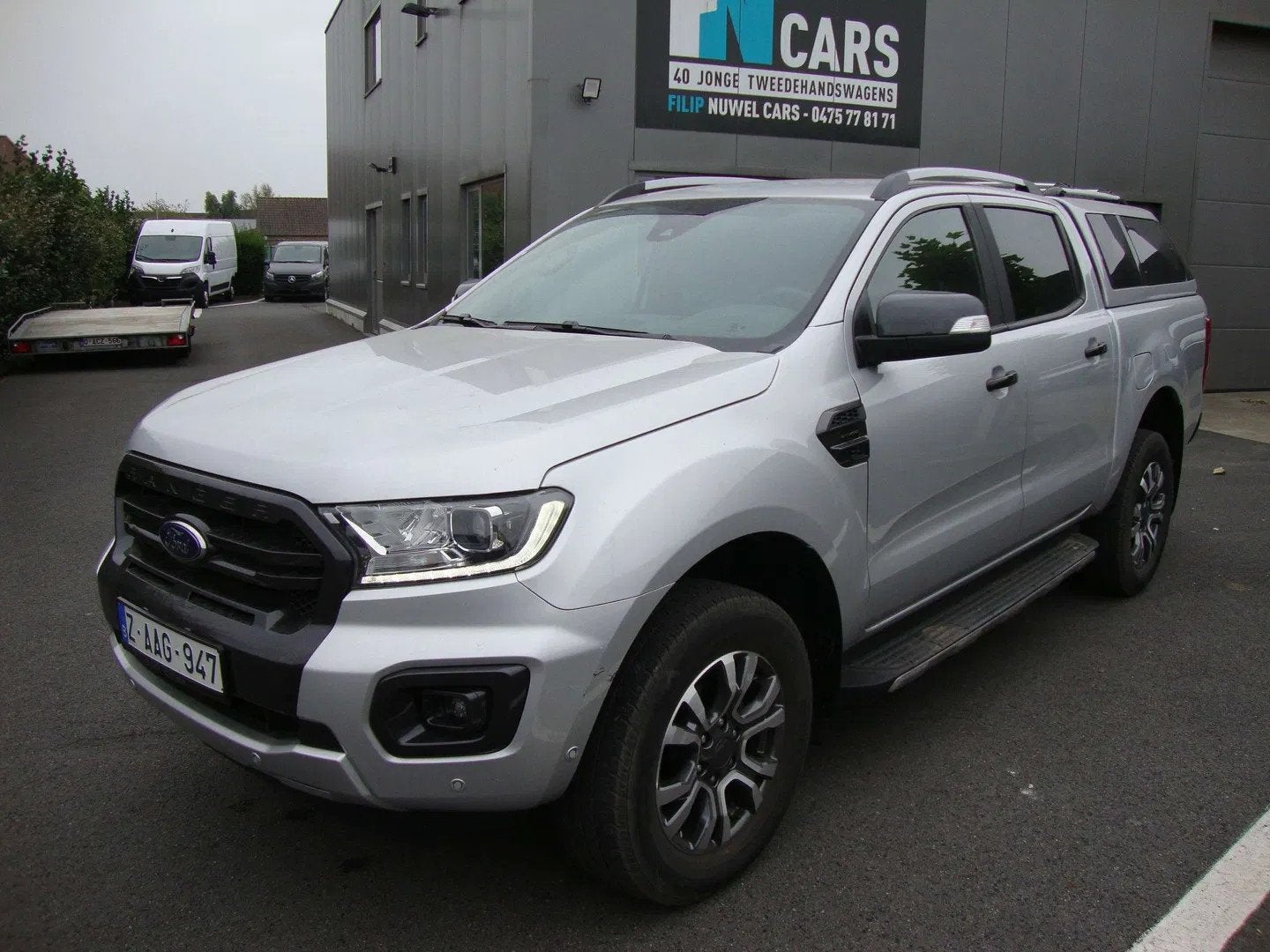 Ford Ranger 212pk, leder, gps, camera, btw in, 2023, adaptiv, Autos, Ford, Cuir, Argent ou Gris, Achat, Entreprise