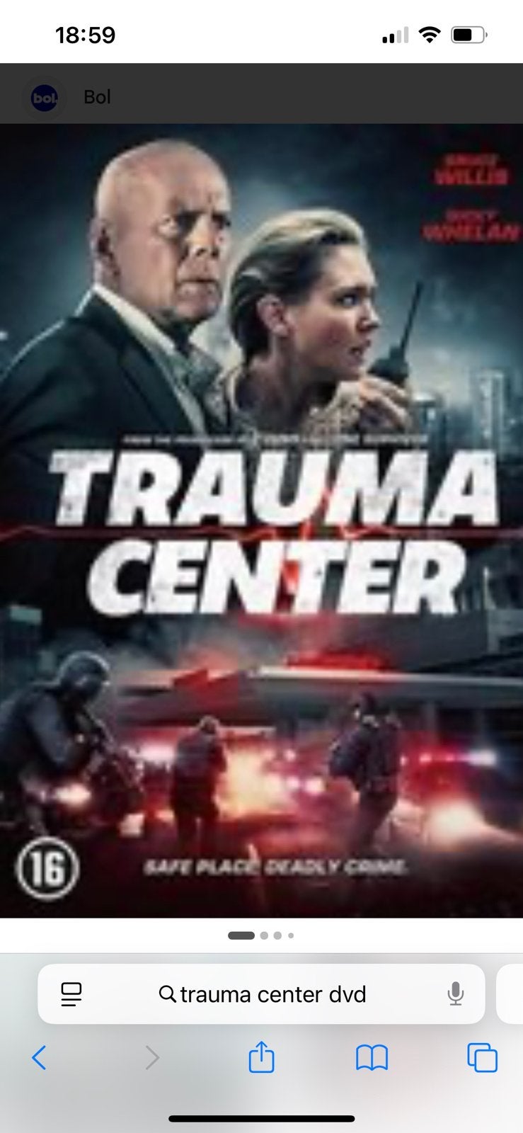 ik zoek trauma center op dvd, Cd's en Dvd's, Ophalen of Verzenden, Zo goed als nieuw