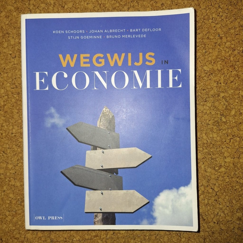 Wegwijs in de economie, Boeken, Diverse auteurs, Economie en Marketing, Ophalen, Gelezen