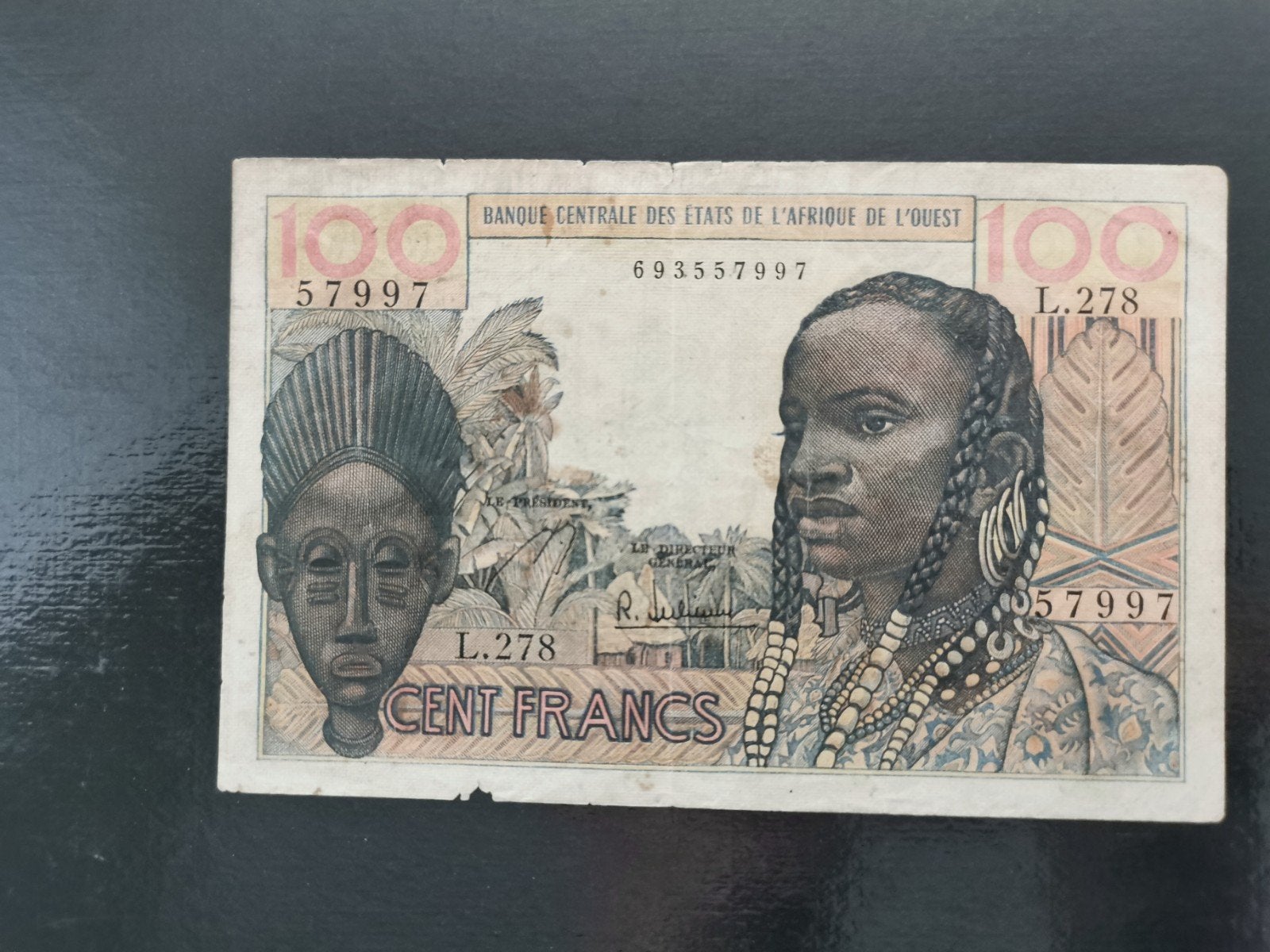 100 franc Afrikaanse staten, Postzegels en Munten, Ophalen of Verzenden